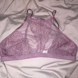 lavender lace bralette